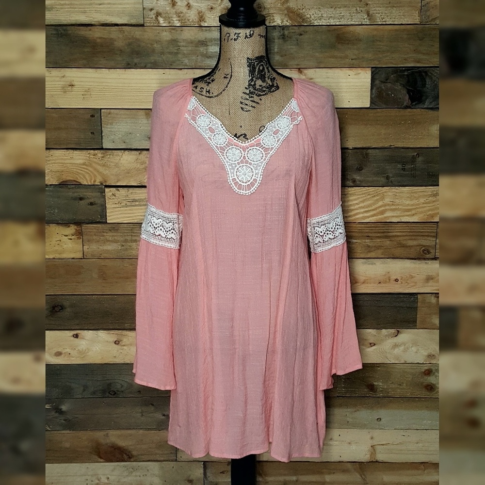 Ladies indigo soul Boho Tunic Dress, Large